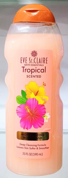 EVE St. CLAIRE Tropical Scented Bath Essentials Moisturizing Body Wash 590ml